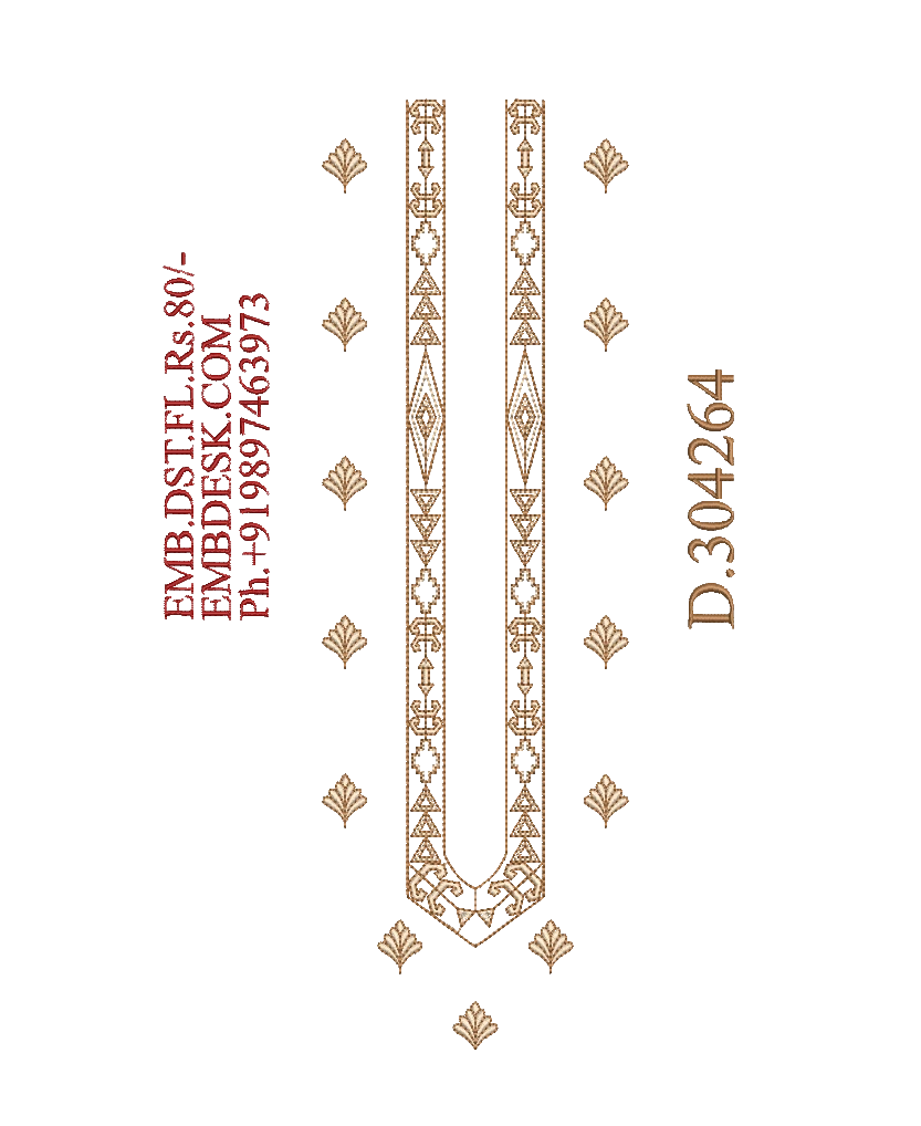 Fancy men's neck