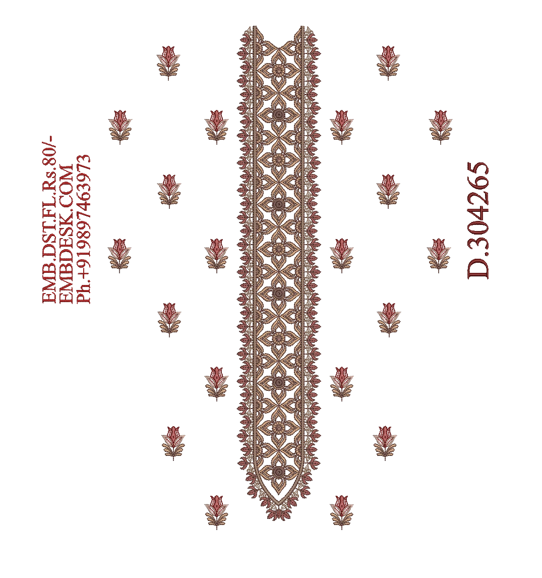 Fancy men's neck 