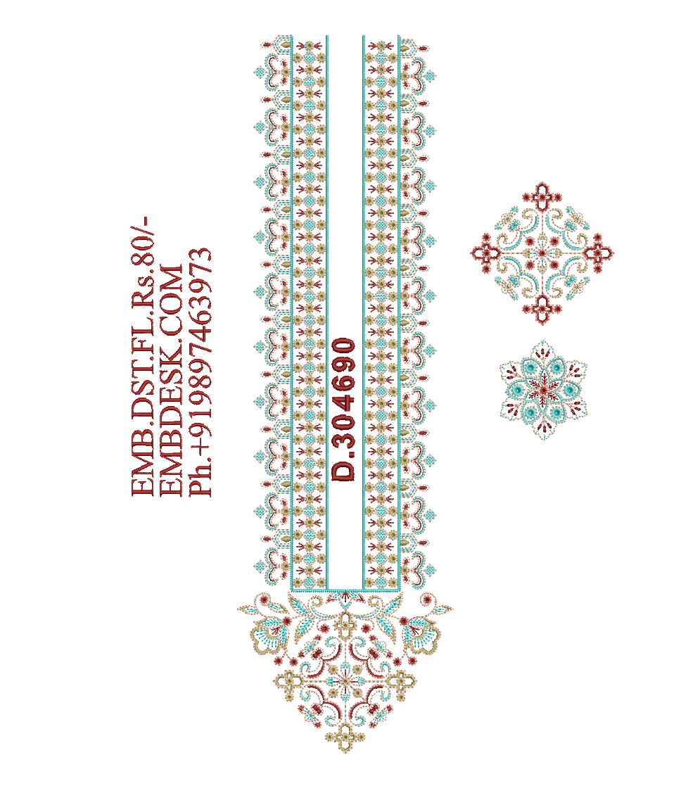 Fancy men's neck