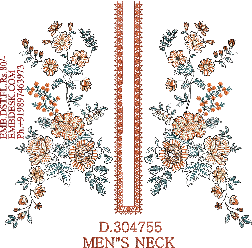 Fancy men's neck 