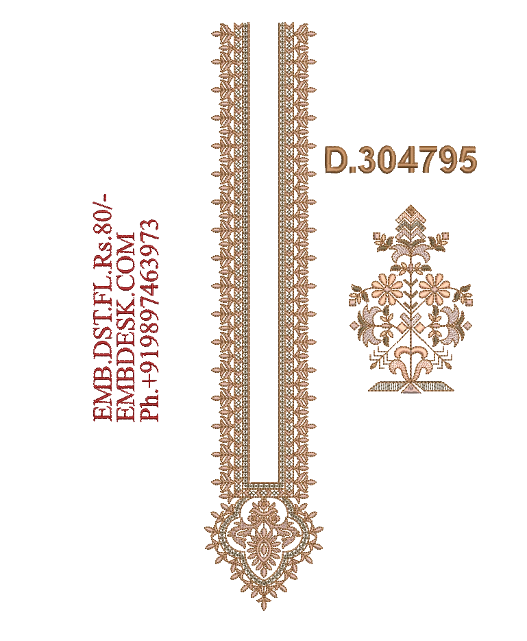 Fancy men's neck