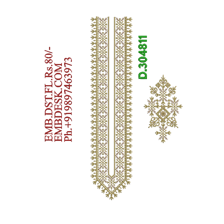 Fancy men's neck