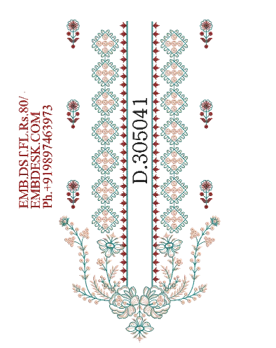 Fancy men's neck kurta