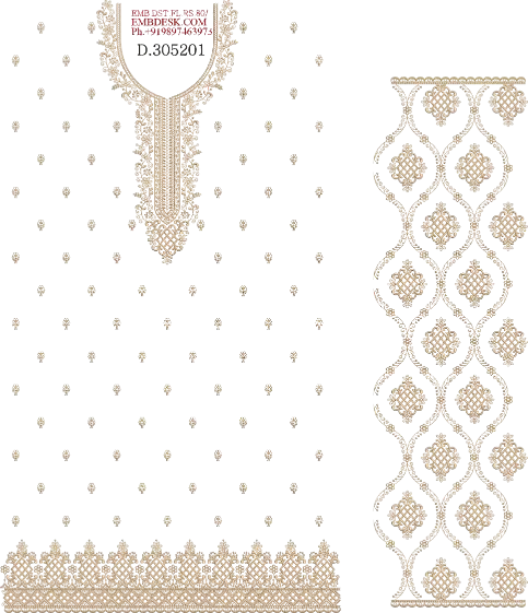 Beautiful long suit panal 