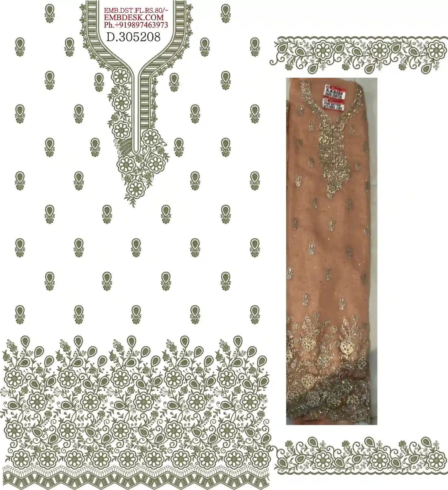 Beautiful long suit panal 