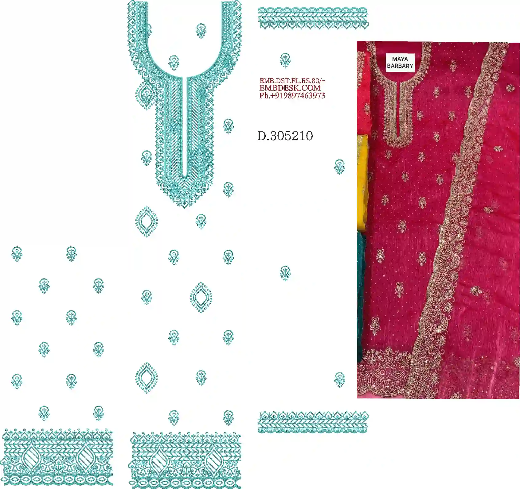 Beautiful long suit panal 