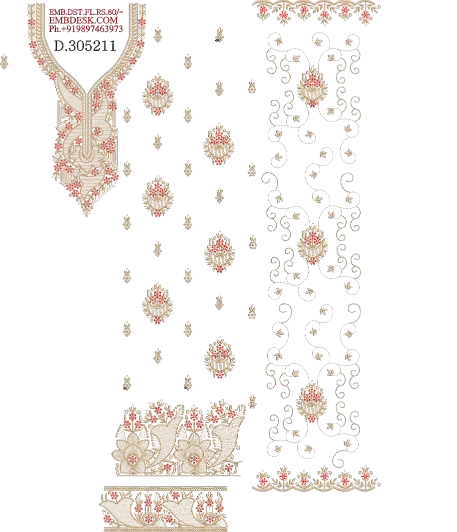 Beautiful long suit panal