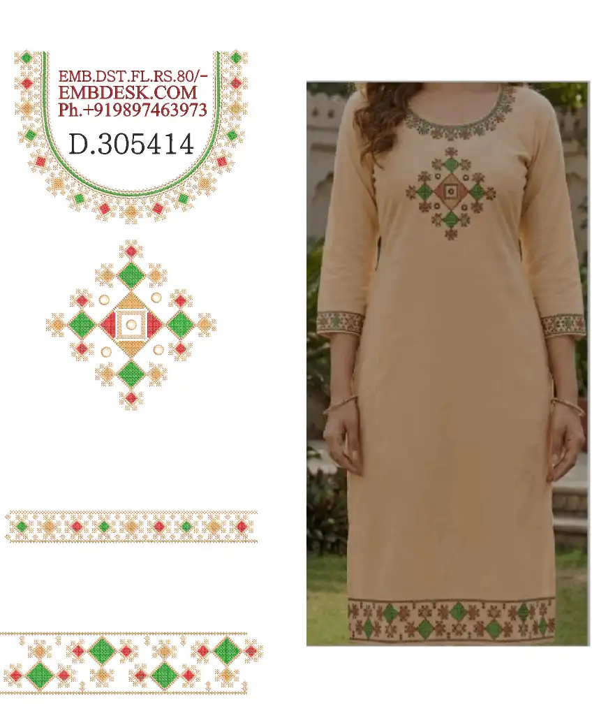 Fancy kurti cross 