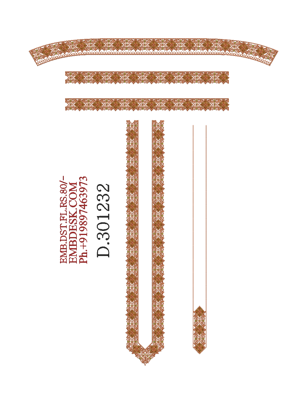 Men's kurta neck 