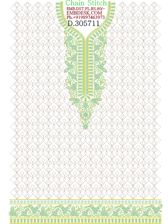 Chain Stitch Long suit