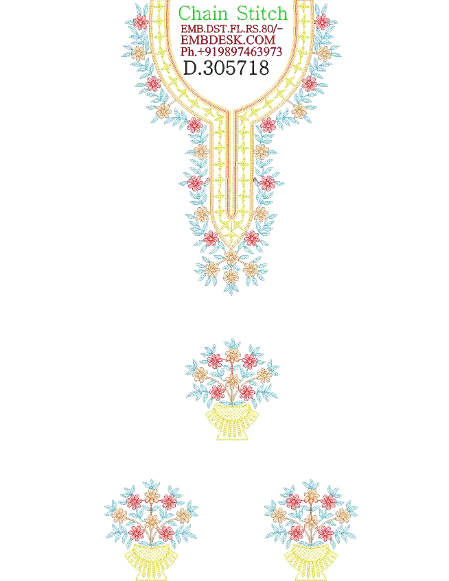 Chain Stitch Long suit 