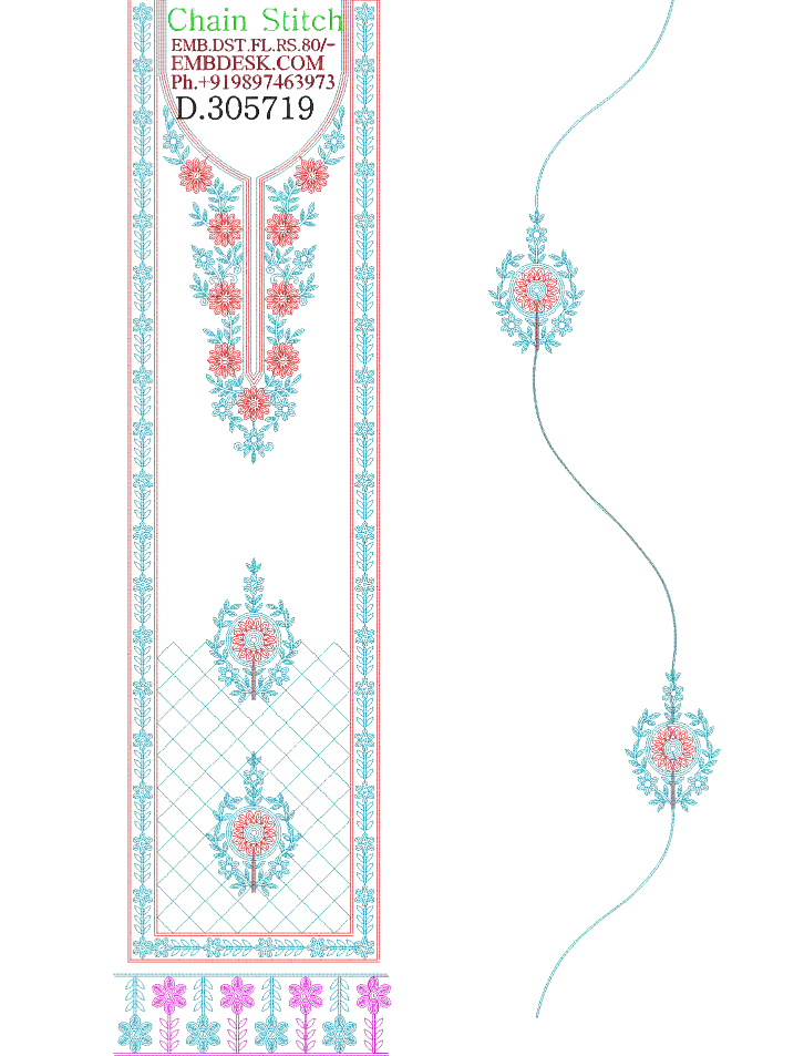 Chain Stitch Long suit
