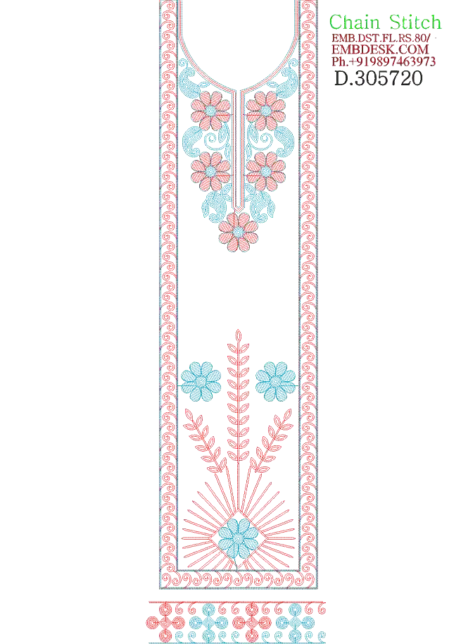 Chain Stitch Long suit 