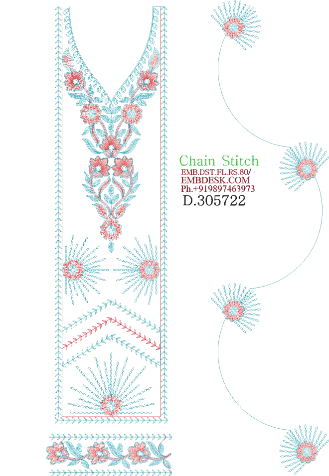 Chain Stitch Long suit 