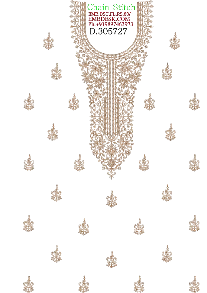 Chain Stitch Long suit