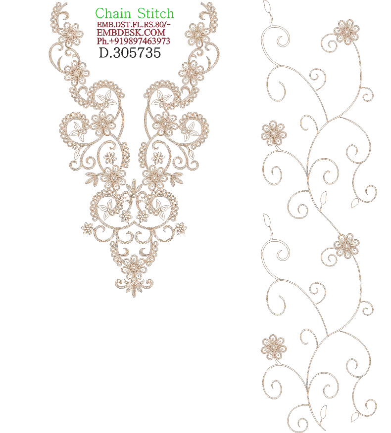 Chain Stitch Long suit