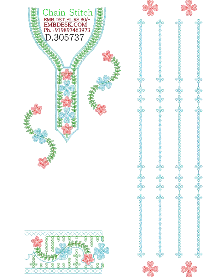 Chain Stitch Long suit