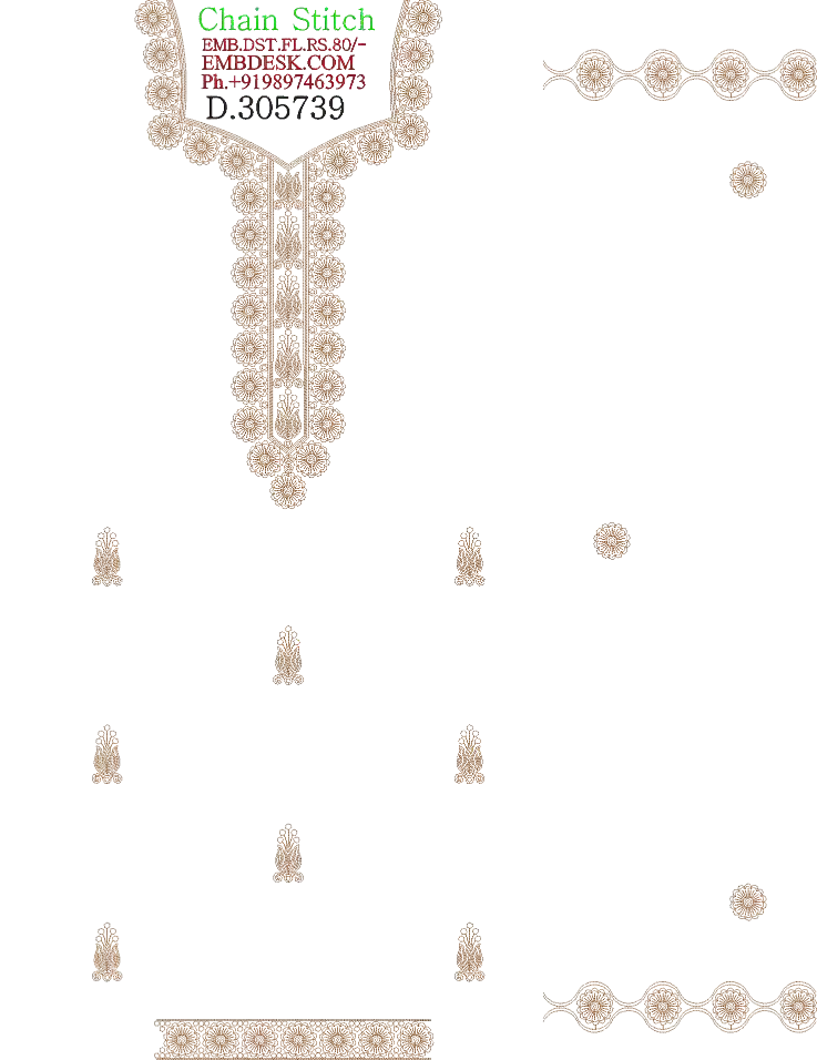 Chain Stitch Long suit
