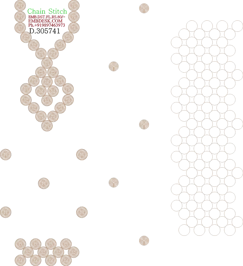Chain Stitch Long suit