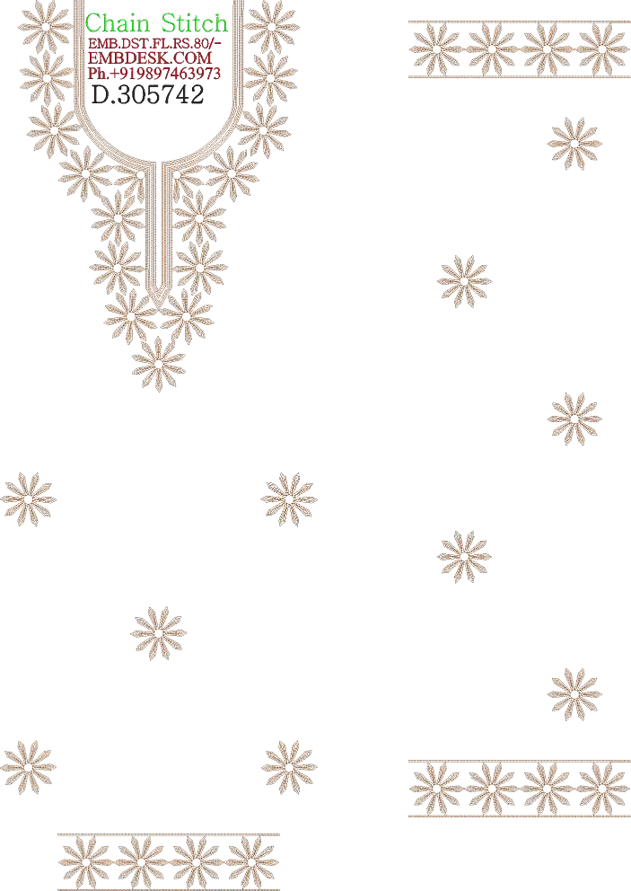 Chain Stitch Long suit 