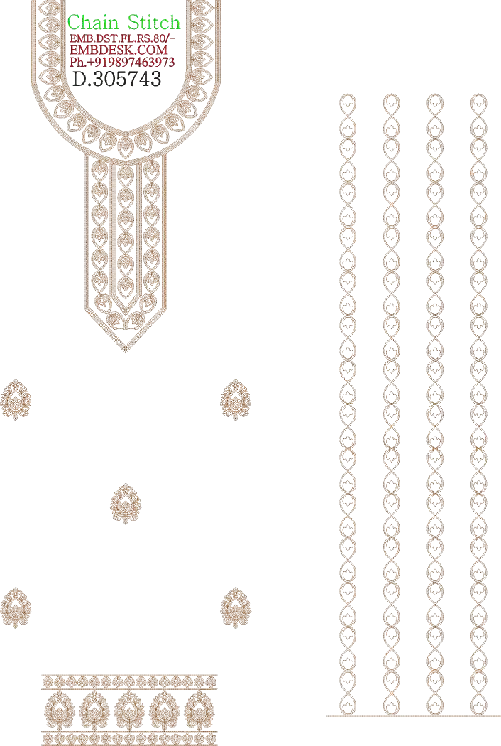 Chain Stitch Long suit
