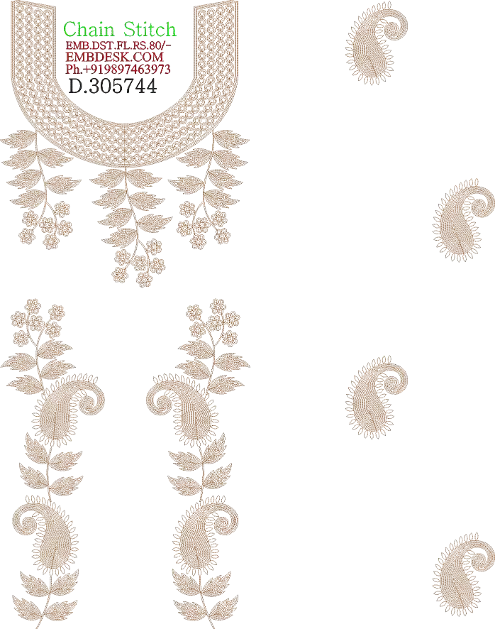 Chain Stitch Long suit 