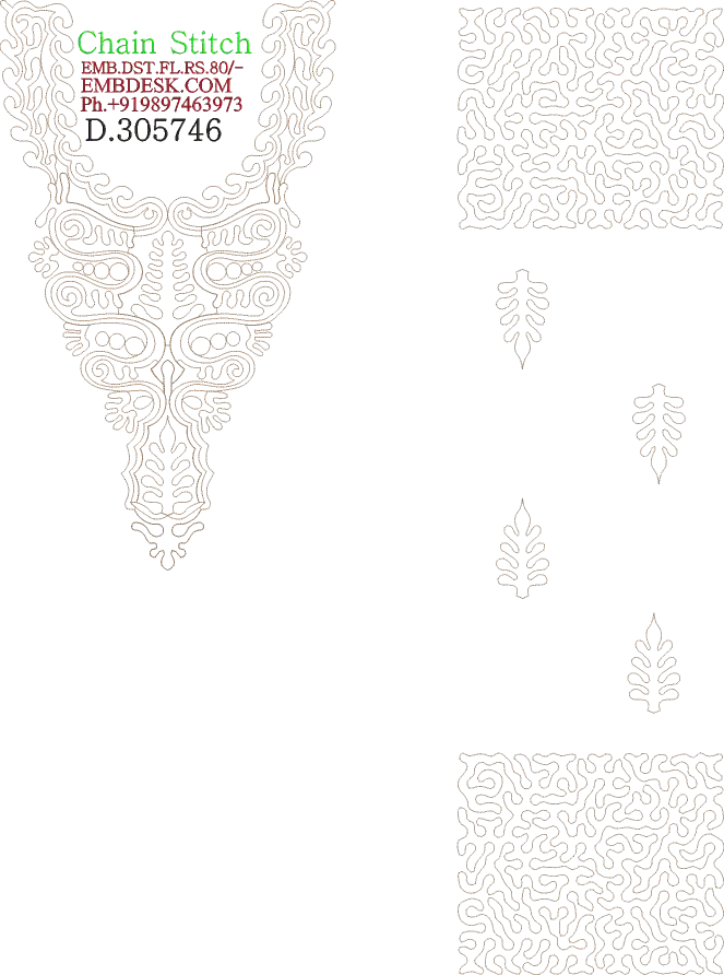 Chain Stitch Long suit 
