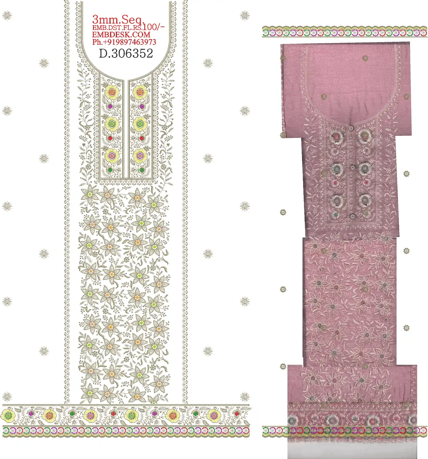 3mm sequence Long dress 