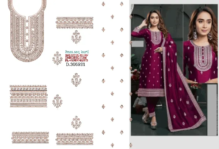 3mm sequence kurti 