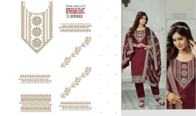 3mm sequence kurti