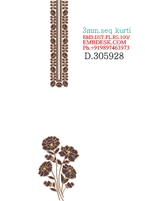 3mm sequence kurti