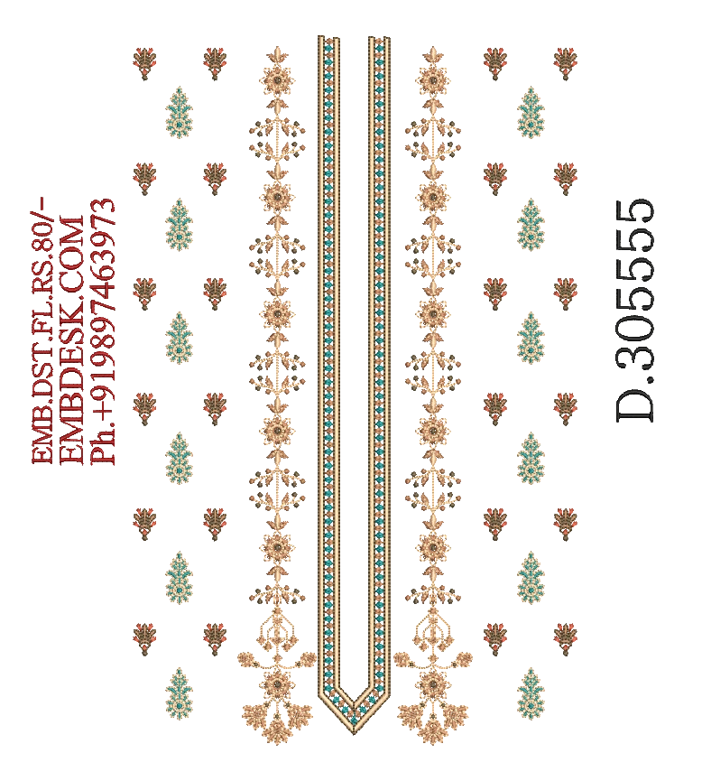 Fancy men's neck