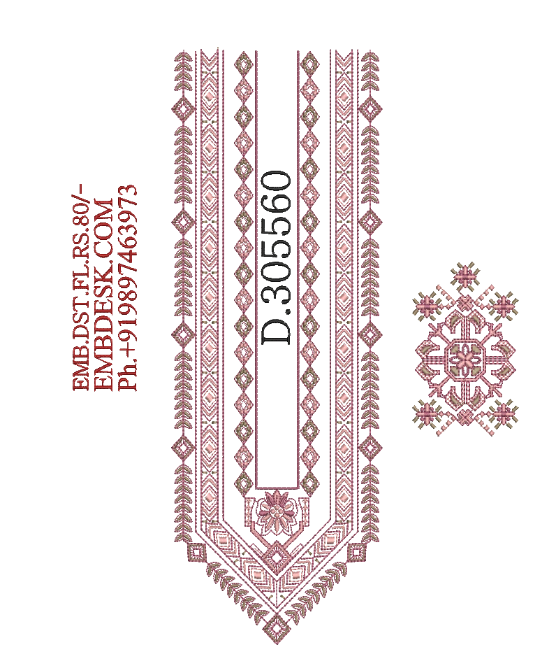 Fancy men's neck
