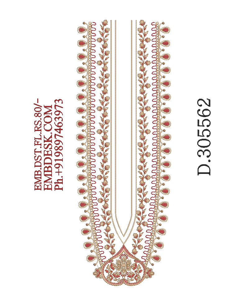Fancy men's neck