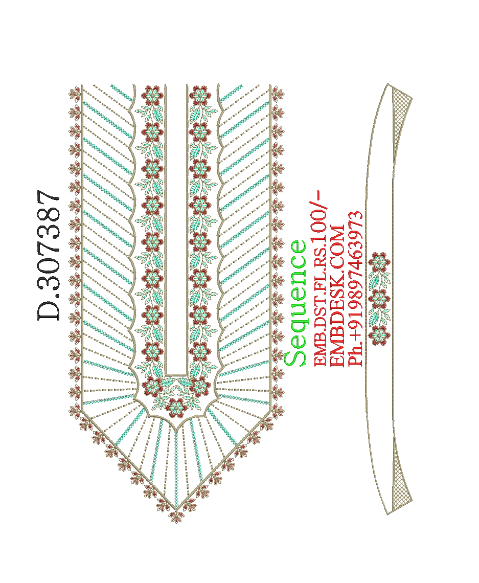 Sequence men's neck