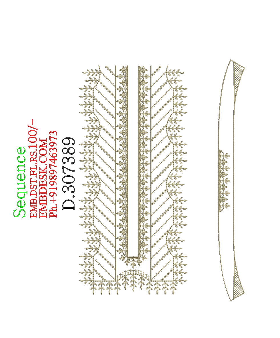 Sequence men's neck