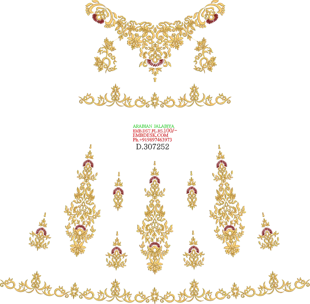 Arabian jalabiya 