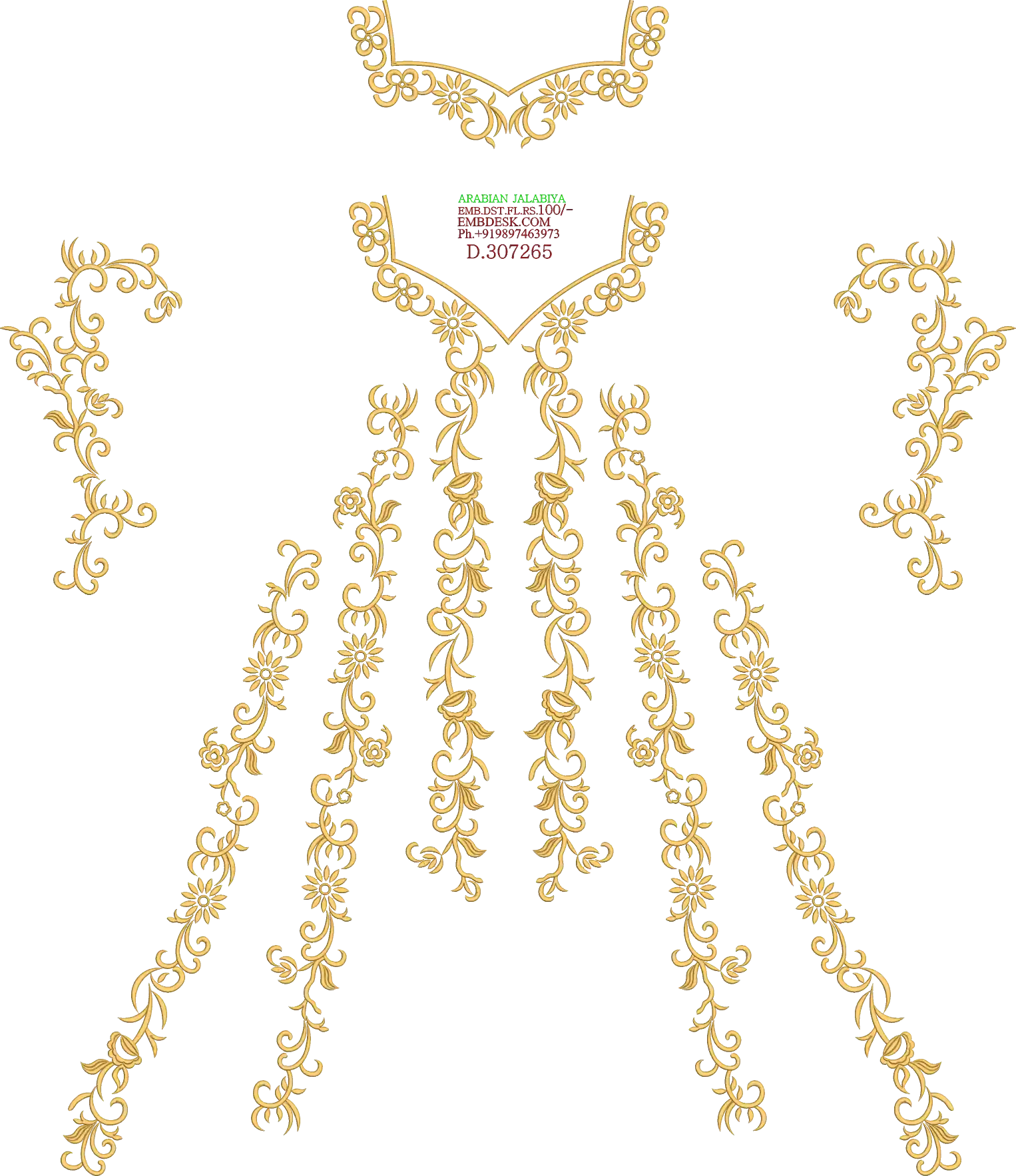 Arabian jalabiya