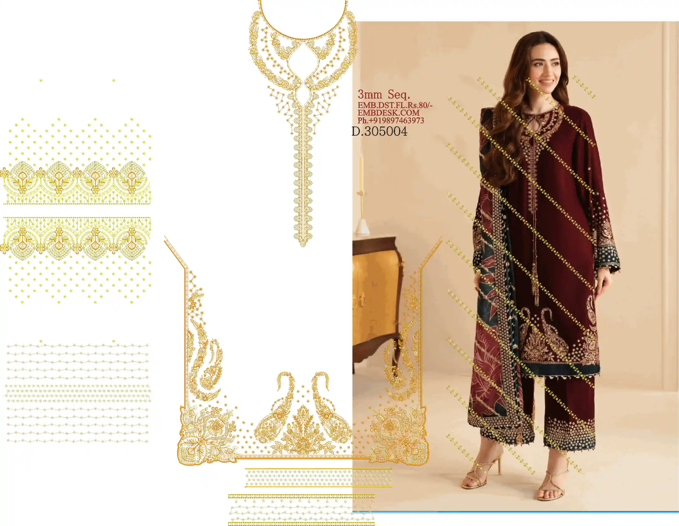 Pakistani Sequence Suit